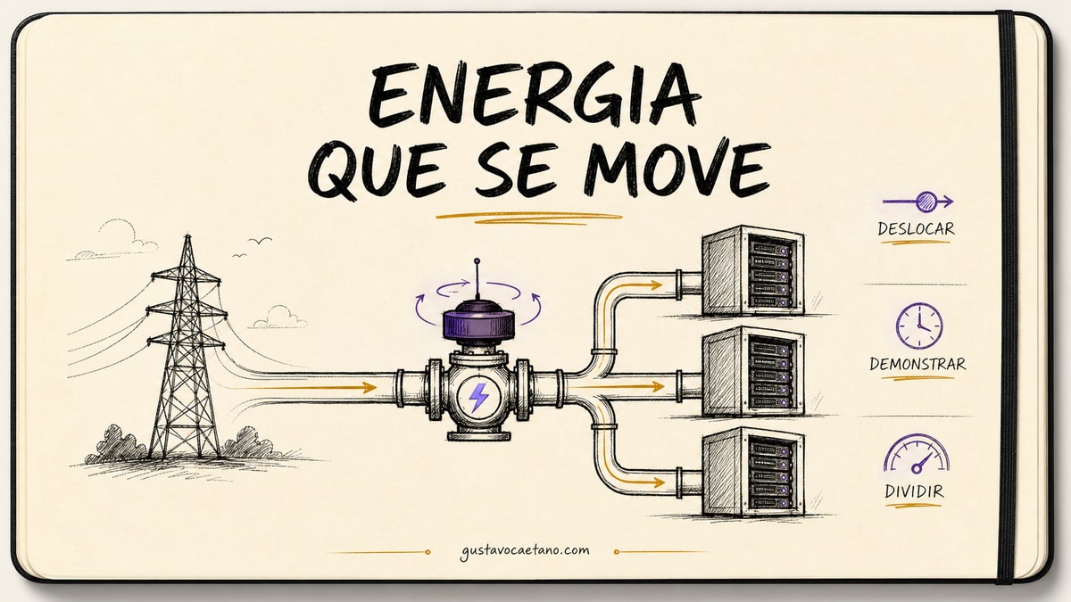 Capa estilo caderno com um data center e uma rede elétrica ligados por três controles de flexibilidade